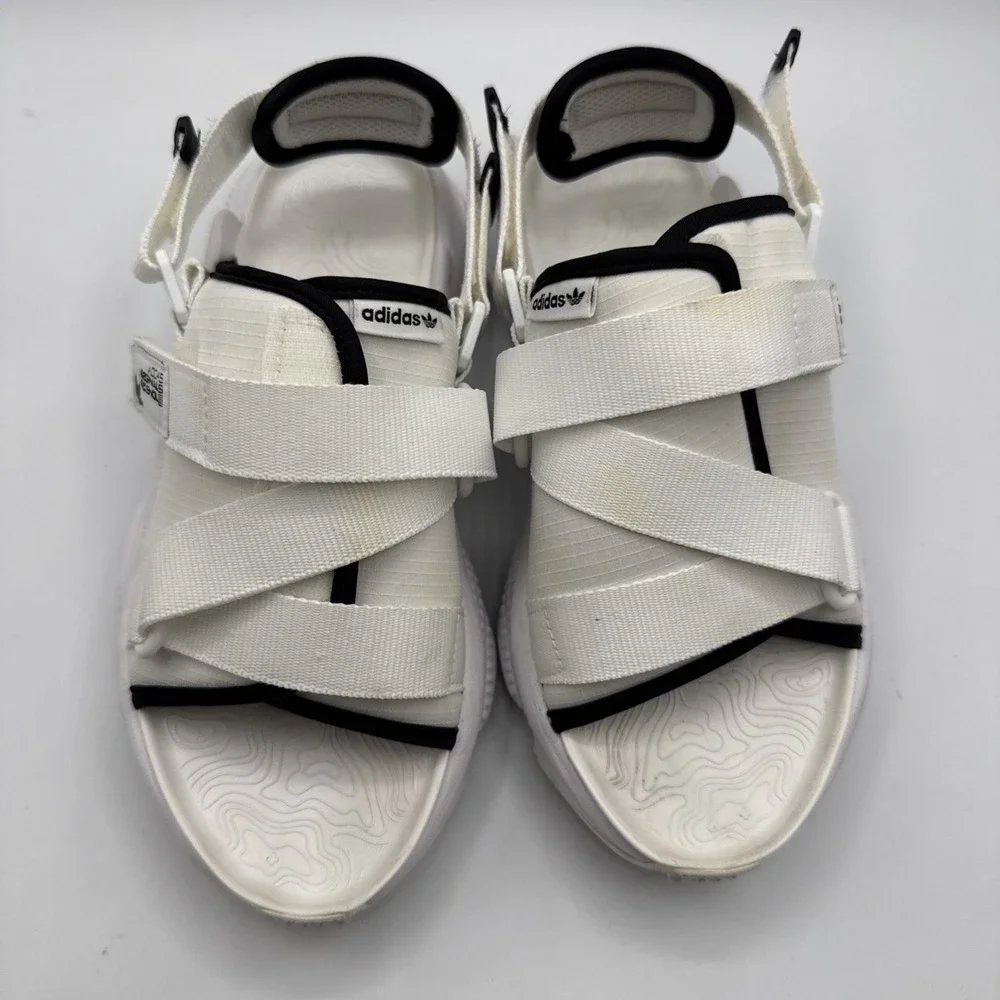 Adidas Ozweego Strappy Sandals White H67276 Youth 4.5